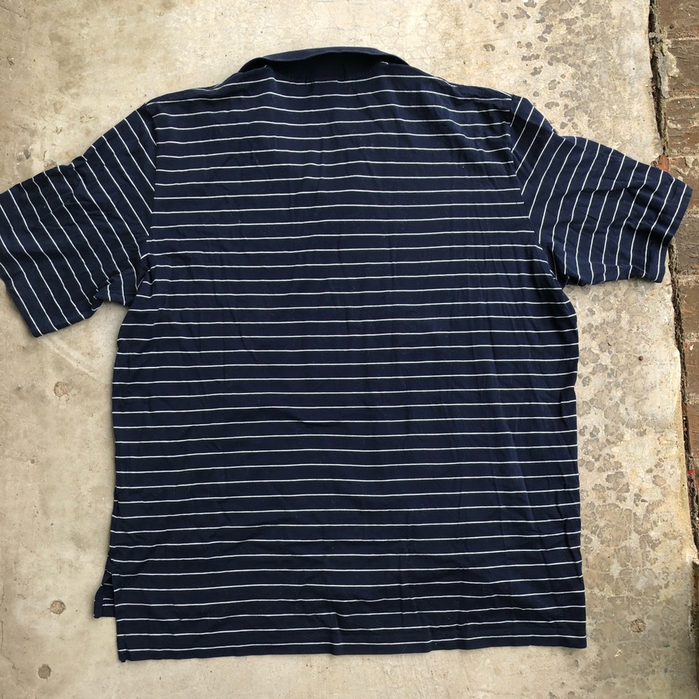 💸SOLD💸Polo Ralph Lauren blue striped shirt golf - Picture 3 of 3